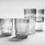 Bicchieri Geo in vetro impilabili – Set da 6 pezzi